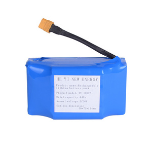 electric balance scooter battery 36V 44000mAH 18650 battery pack