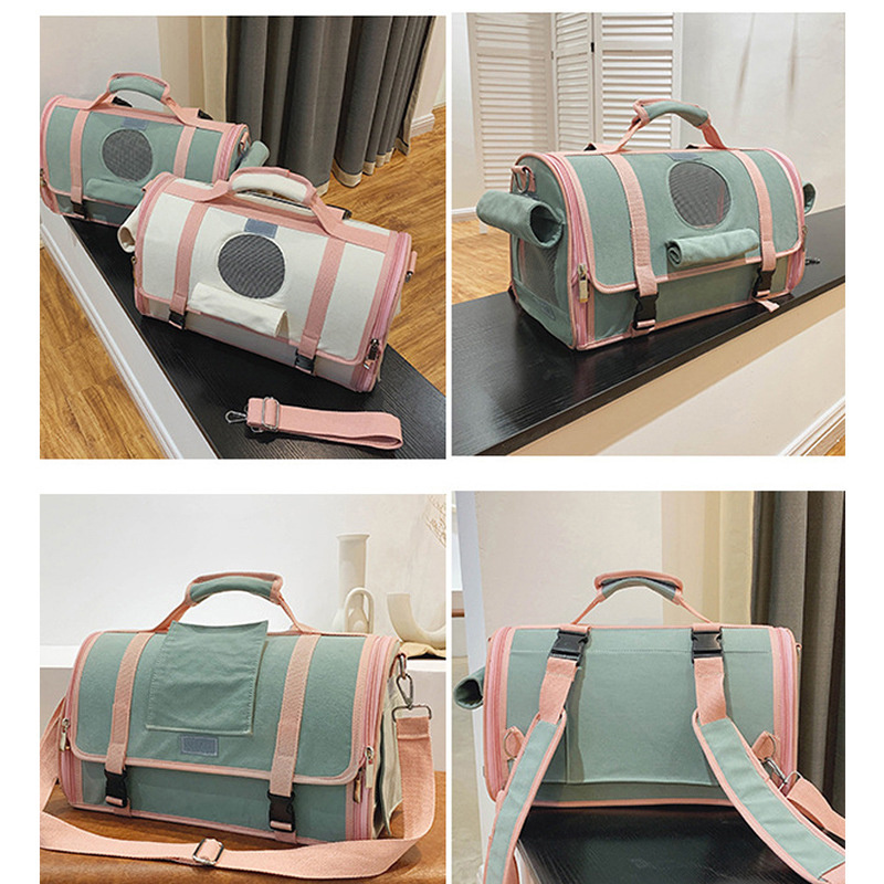 Pet supplies dog and cat bag breathable out bag pet travel bag out portable cat carrier