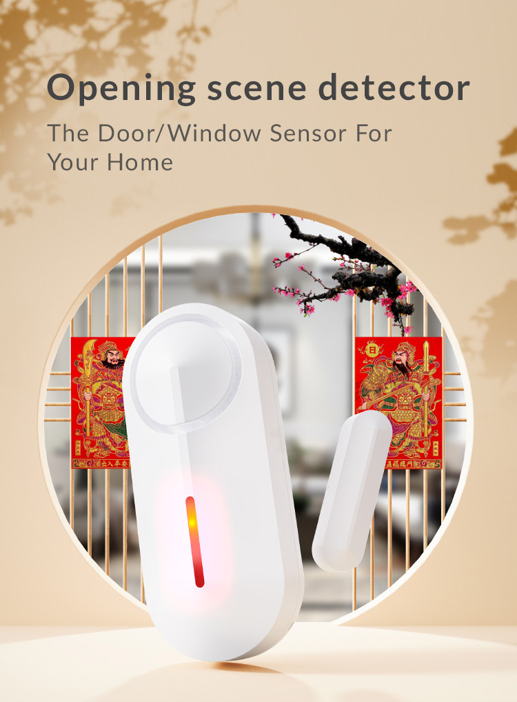 2024 HEYI Window Door Sensor Smart Home Automation Zigbee Wifi Security Alarm System Movement Motion Detector With CE Rohs