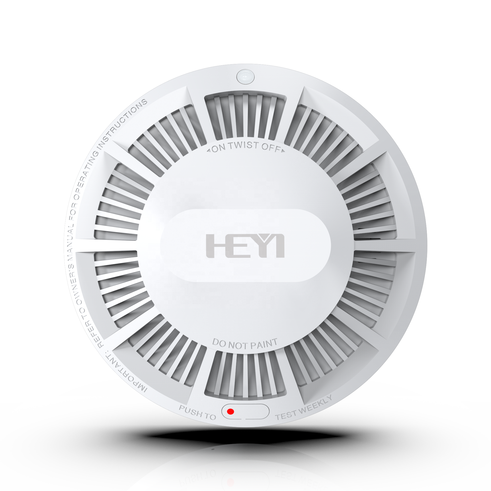 High End HEYI 620 TUV EN 14604 10 Years battery Fire Alarm Explosion Proof Smoke Detector for Smart Home Residential Office Room