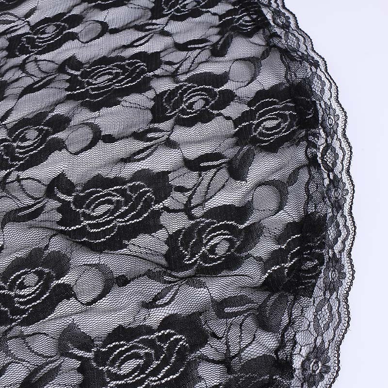 Black and white scarf, solid color, curved wedding hijab chiffon cotton