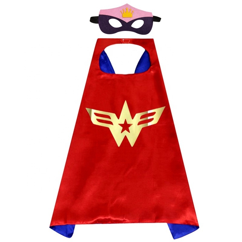 2022 New Designed Popular Customized Children's Superhero Capes Extraordinary Superhero Capes in Bulk for Halloween  Parties