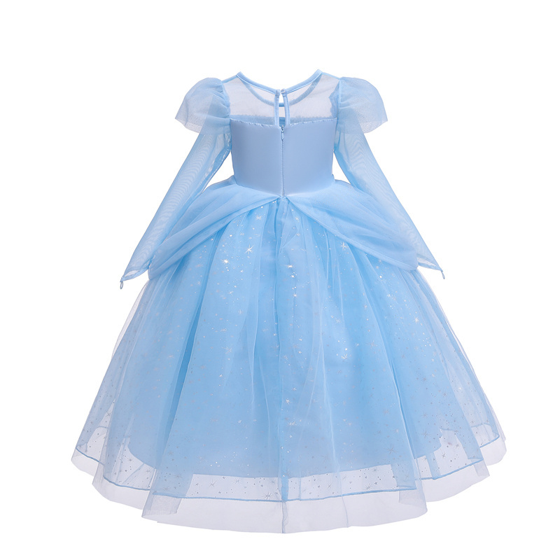 Deluxe  Hot sell Casual Cartoon Princess Dresses Up For Sweet  Girls Wholesale