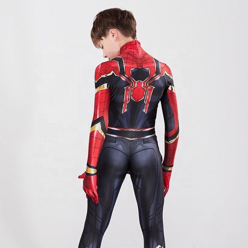 Superhero Zentai Unisex  Kids Cosplay Superhero Costume Spiderman Costume