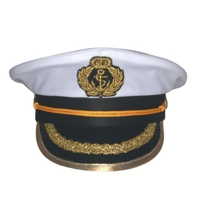 Wholesale cheap and high quality Carnival party navy Captain hat for adult