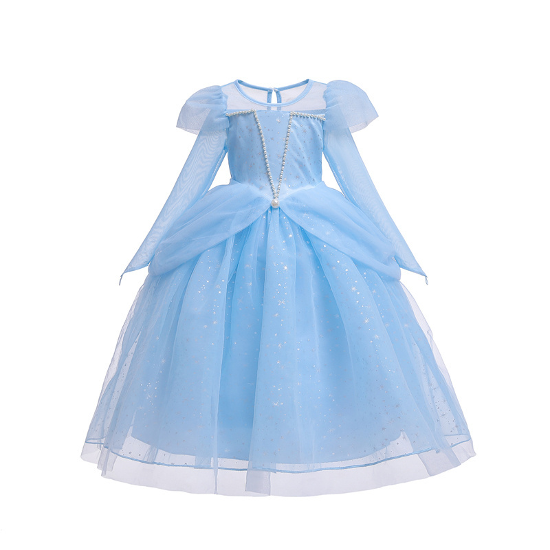 Deluxe  Hot sell Casual Cartoon Princess Dresses Up For Sweet  Girls Wholesale