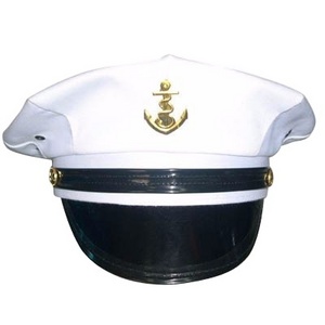 Wholesale cheap and high quality Carnival party navy Captain hat for adult