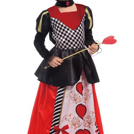 Fairy Tale Long Sleeve Halloween Children's Day Festival Party Costume Cosplay Princess Dress Deluxe Queen of Hearts Costume