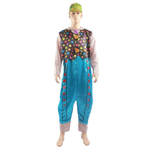 2023 New Design Big Clown Jester Cosplay Costumes For Fat Man Adults