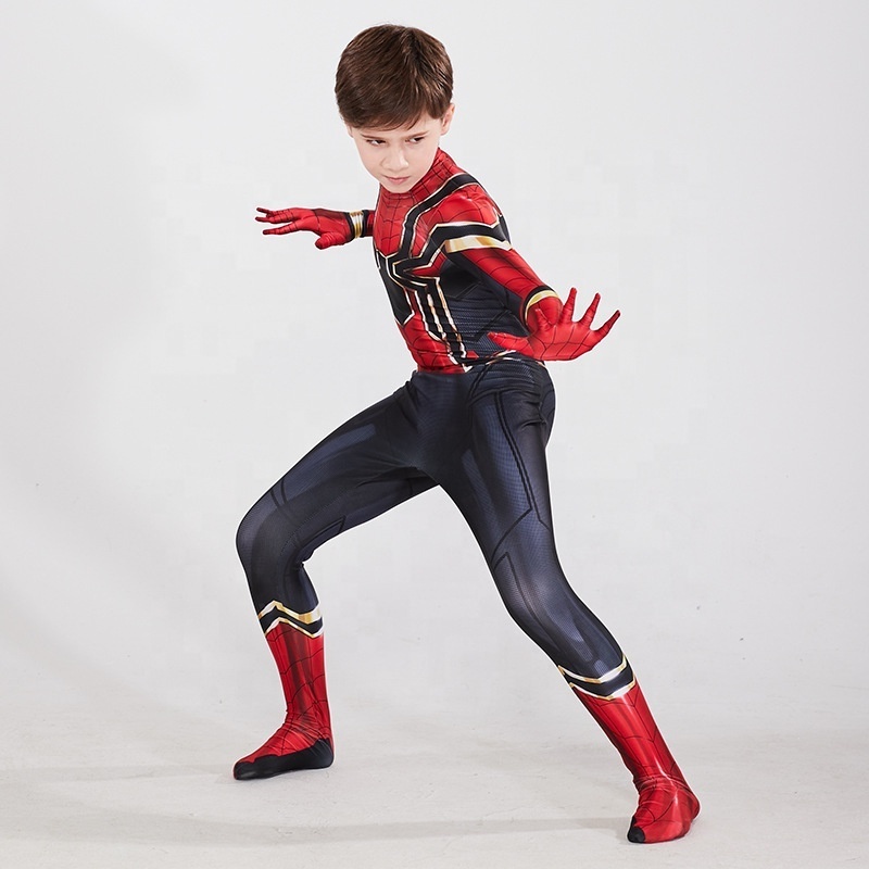 Superhero Zentai Unisex  Kids Cosplay Superhero Costume Spiderman Costume