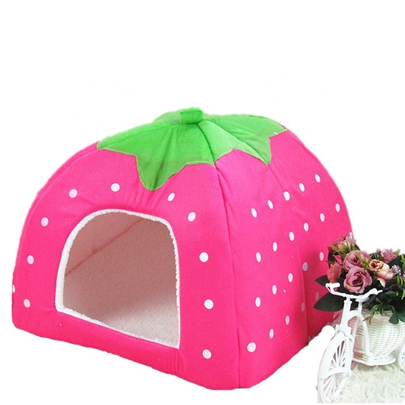 funny comfortable warm polkadot memory foam chilli dog bed in stock