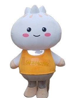 Hot Selling Popular Customized Cute Cartoon Plush Inflatable Doll Costume  for Adults for New Year and Holidays