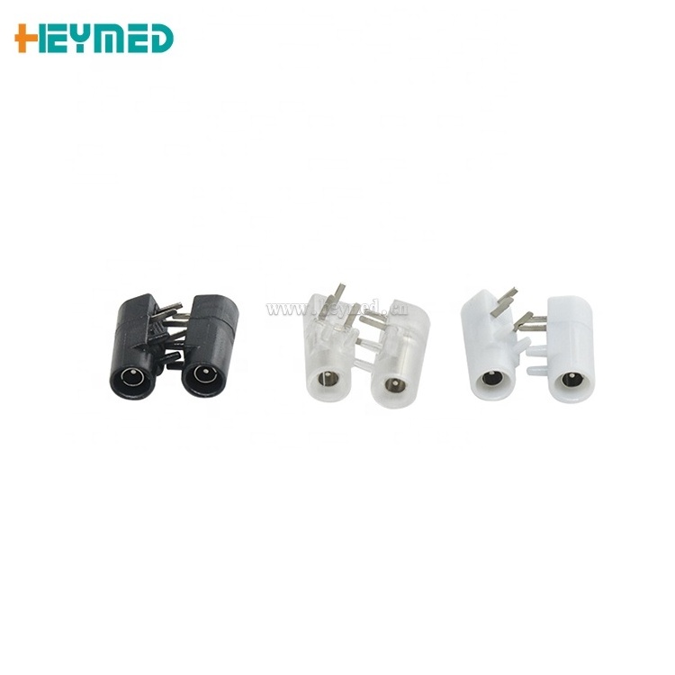 Electrode dc 2.35mm plug safety DC 2.3 connector for ecg cables