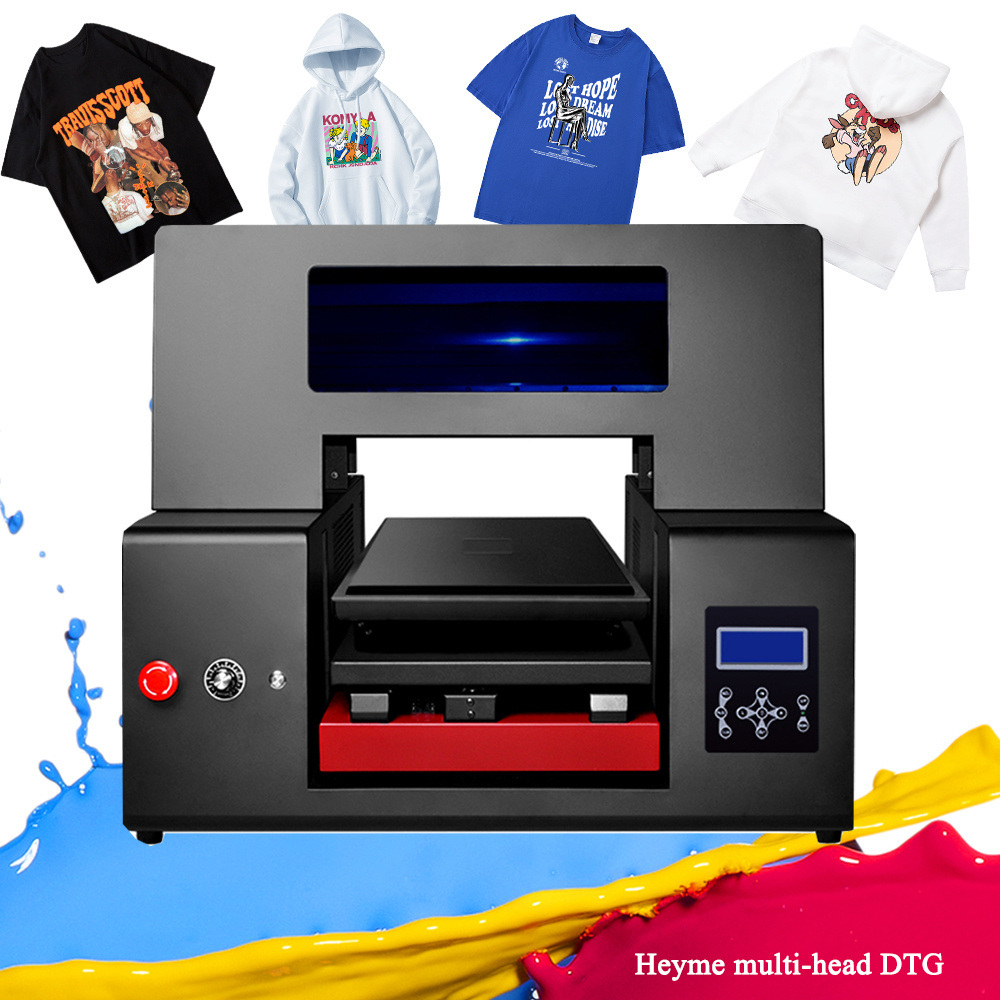 Heyme widely used superior quality hot sale t shirt printing machine dtg printer