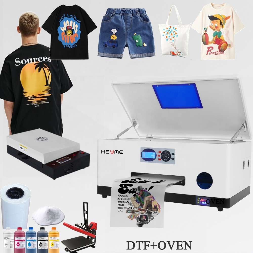 Heyme Wholesale Customized Good Quality Cloth Printer Machine T-shirt Inkjet T-shirt Printer