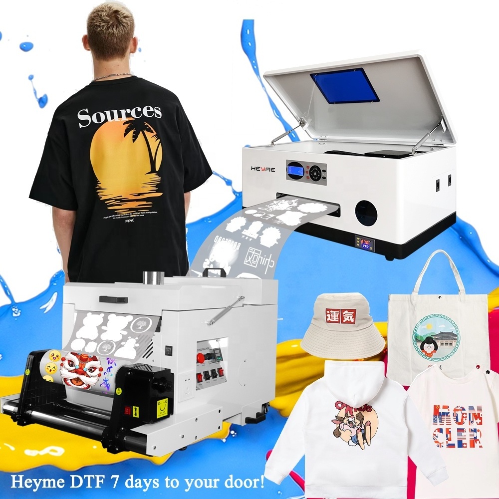 Heyme Wholesale Customized Good Quality Cloth Printer Machine T-shirt Inkjet T-shirt Printer