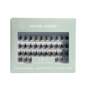 Pre-Bond Self Adhesive Lash Clusters Kit Pre Cut Press On Lashes Segment Pre Bond Technology No Glue Needed Lashes