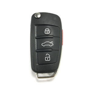 8V0 837 220 E for A3 S3 2012 - 2017 Flip Key Keyless Go Remote Fob 315MHz MQB48 Chip