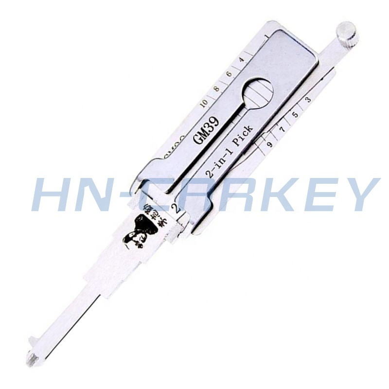 Hot Selling Original LISHI GM39 2 in 1 Auto Lock Pick and Decoder Locksmith Tool Used on GM Buick Device