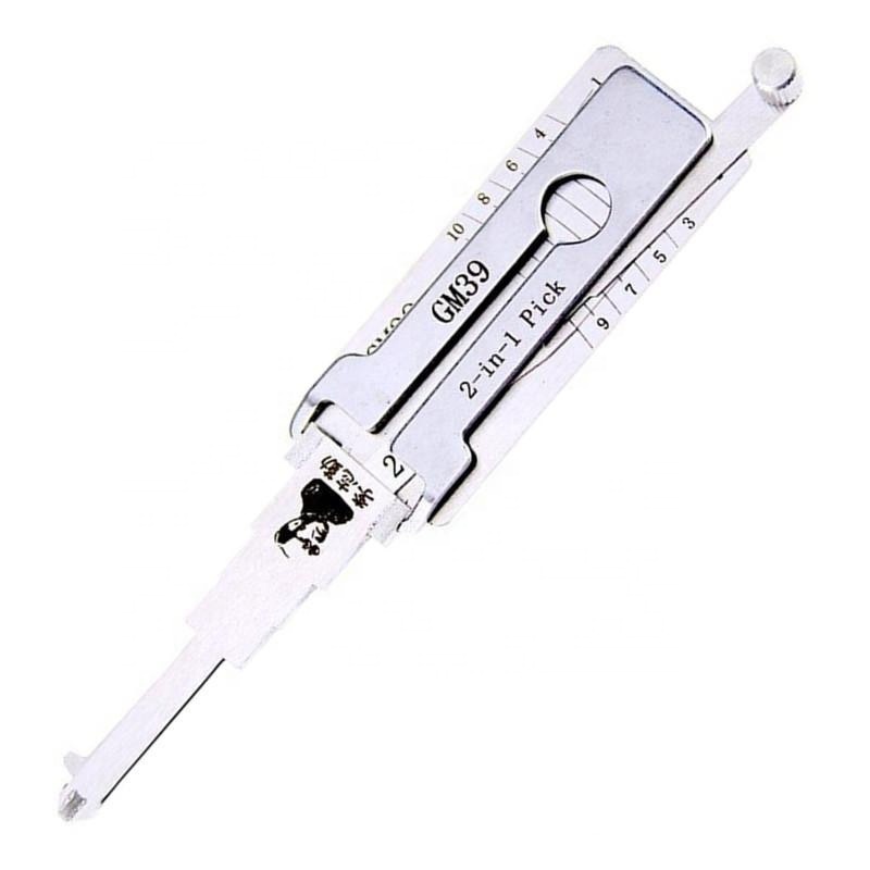 Hot Selling Original LISHI GM39 2 in 1 Auto Lock Pick and Decoder Locksmith Tool Used on GM Buick Device