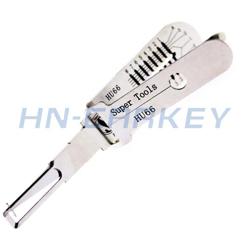 New Model Super Locksmith Tool HU66 2 in 1 Lock Pick and Decoder Key Reader Device for  Auto locksmith