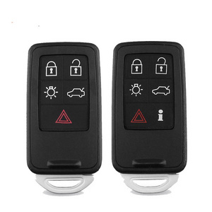 High-quality Replacement Smart Remote Car Key Shell for  S60 S70 V60 V70 XC60 XC70 5 & 6Buttons Key Case with Small Blade