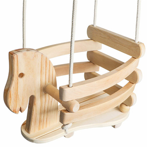 Wooden Horse Toddler Swing Set Baby Swing Outdoor Swing Chair