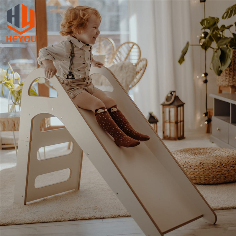 Montessori Wooden Slide For Children Indoor Kids Folding Slide For Living Room And Children'S Room