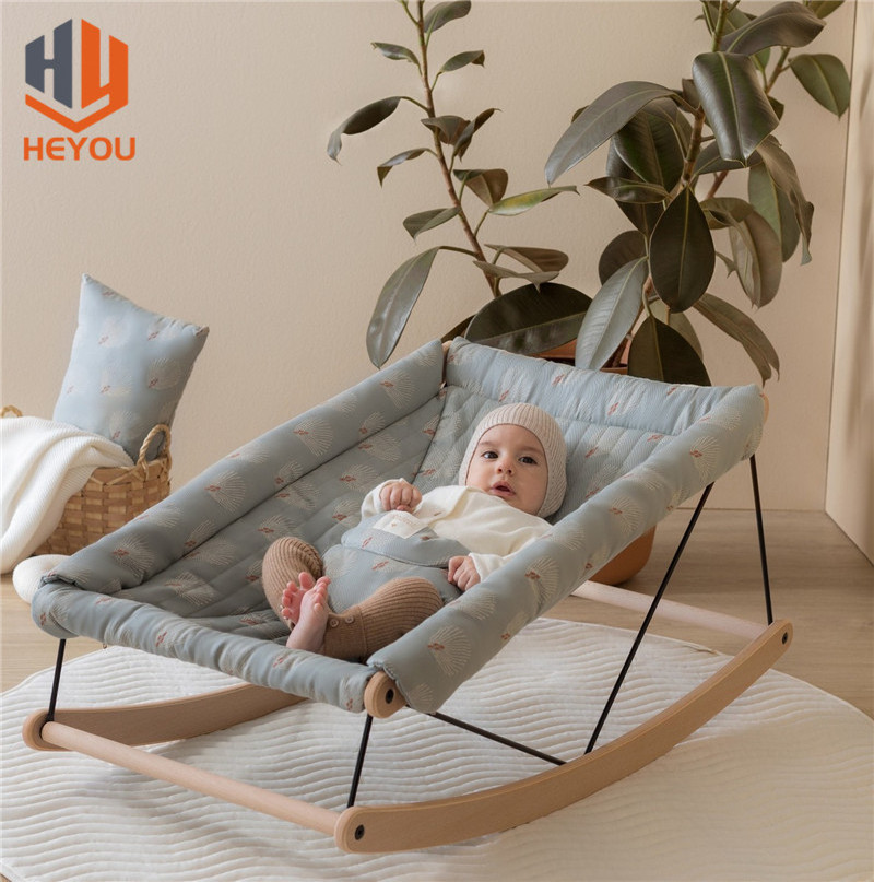 wooden Growing baby bouncer Swing Chair Baby Rocking Chair