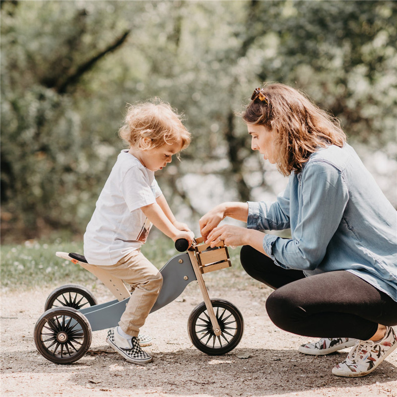 Wooden Balance Bike Walking Beginner Kids Educational Toy Ride On Bike Toys For Toddlers