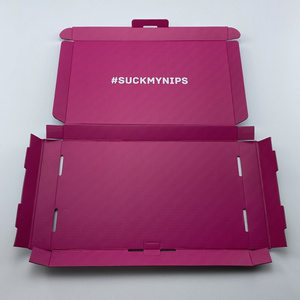 Black pink color Custom Pizza box thickened corrugated pizza box takeout box