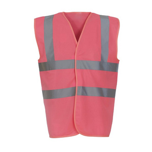 Pink Color Ladies High Visibility Tactical Vest Hi Viz Reflective Safety Vest Security Hi vis Duty Vest