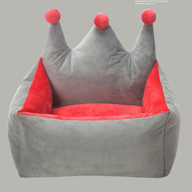 pet bed Princess style crown design cute model creative removable kennel cotton luxury pet dog bed sofa