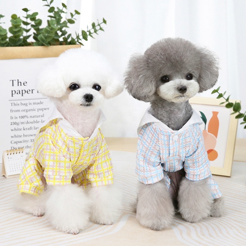 Dogie accessories small dog clothes sweet strawberry collar fashion dog pajamas sleeping cheap wholesale pet dog clothes bulk