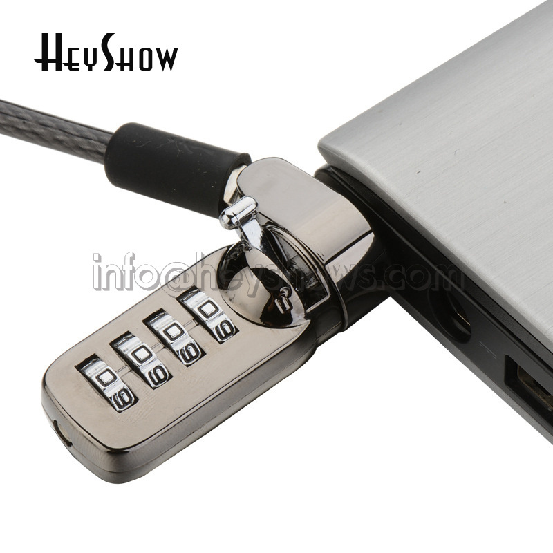 Stainless Steel Laptop Lock Cable Security For Computer Lock Projector Monitor Anti Theft  Lock With Password Function