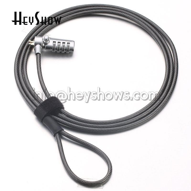 Laptop Security Cable Steel Wire Password Computer Anti Theft Lock  Portable Notebook Combination Cable Lock