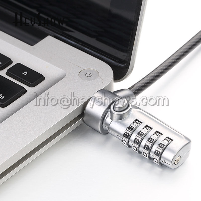 Laptop Security Cable Steel Wire Password Computer Anti Theft Lock  Portable Notebook Combination Cable Lock