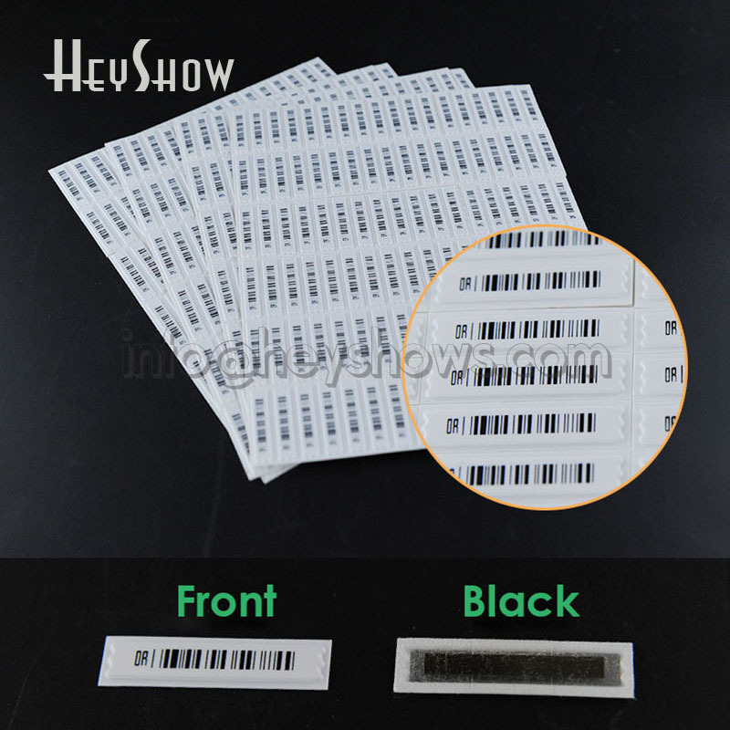 Security EAS Soft Tag AM DR Label 58 khz Anti-theft Retail Barcode Alarm Sticker 1.2M Adhesive For Retail