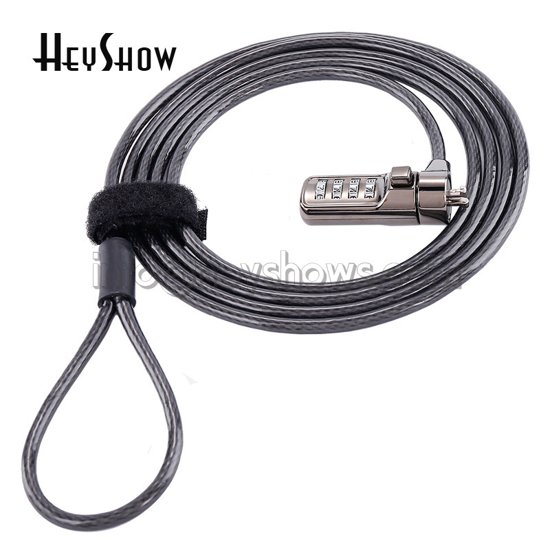 Laptop Security Lock Steel Wire Password Notebook Anti Theft Cable Portable Cable Lock