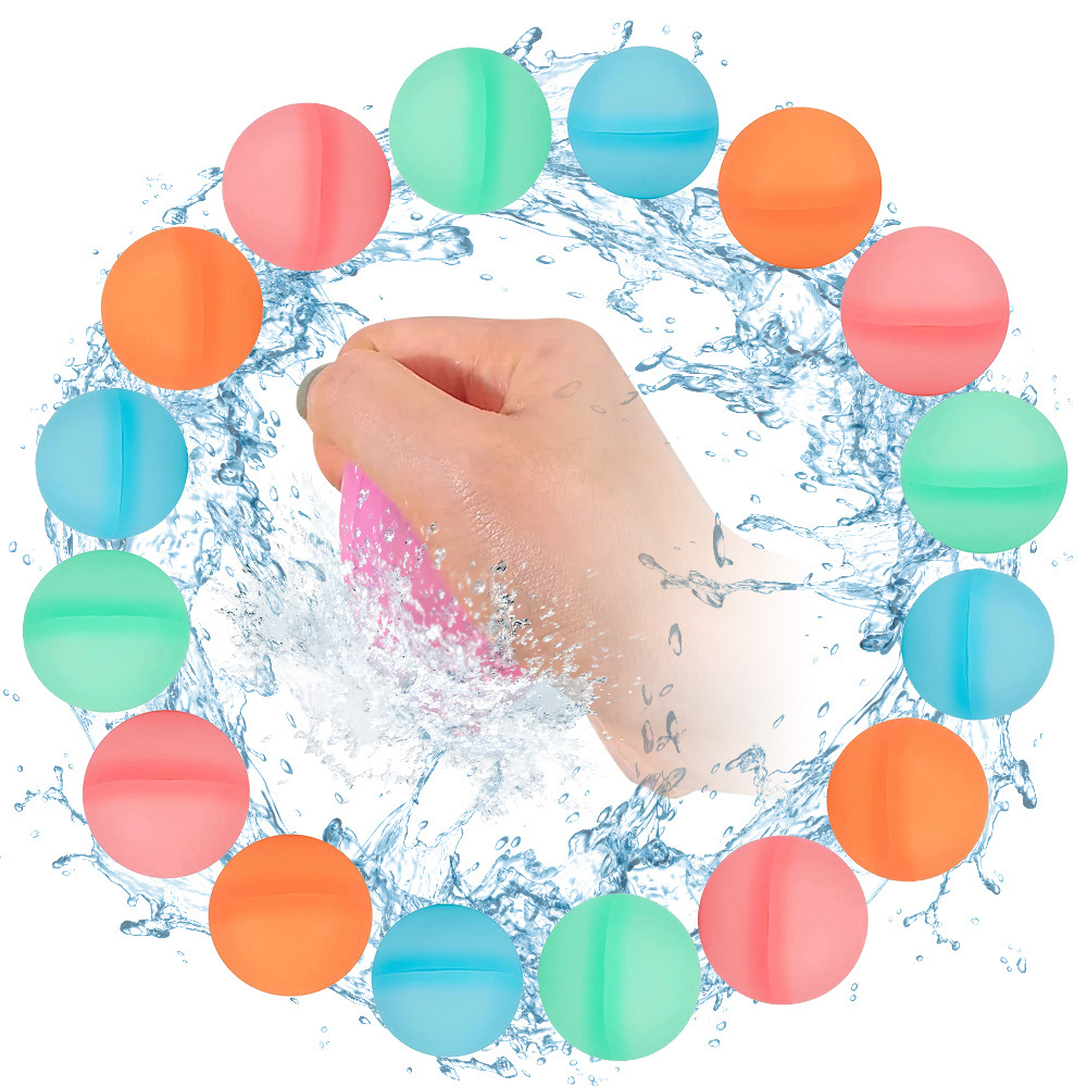 Hot Sale Summer Fun Quick Fill Squeezable Silicone Water Ball Water Bomb Balloons For Kids Water Fight