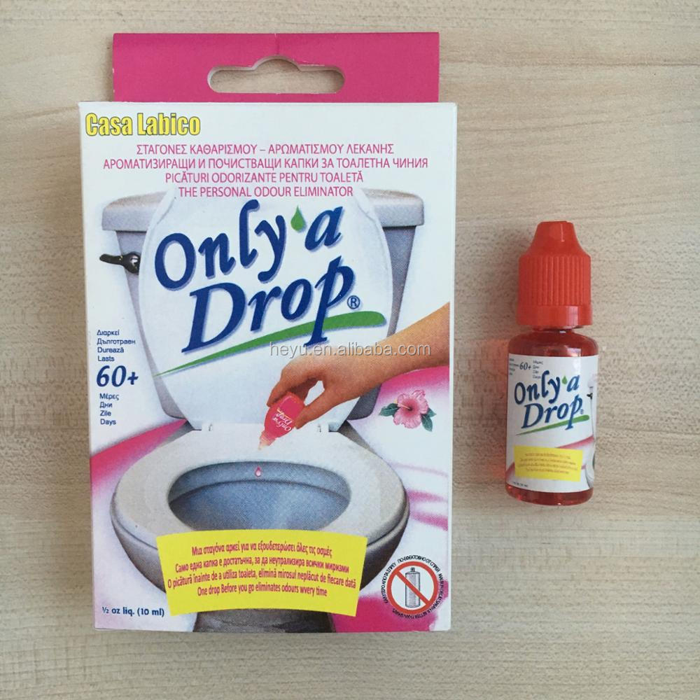 Only a Drop bathroom odor eliminator effectively traps and eliminates 99% of odors BEFORE they escape into the air