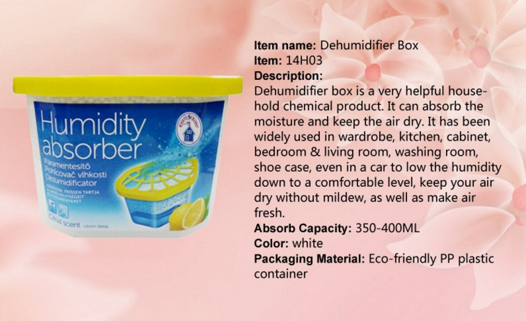 super clean effect home interior disposable moisture absorber dehumidifier box with hanger to absorb humidity/moisture