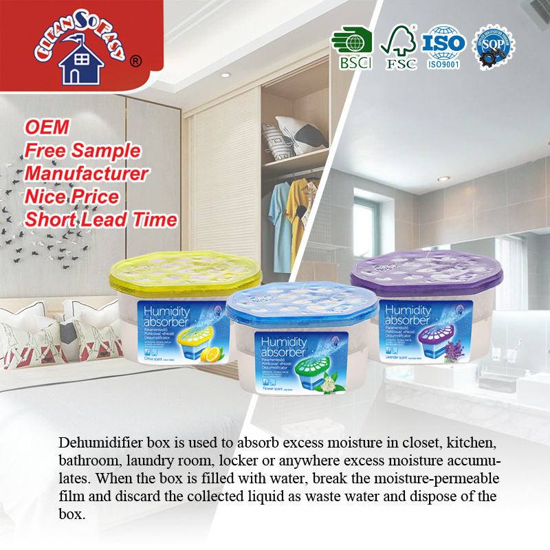 Dry & Dry Premium Moisture Absorber & Musty Odor Eliminator Boxes to Control Excess Moisture for Basements, Closets, Bathrooms