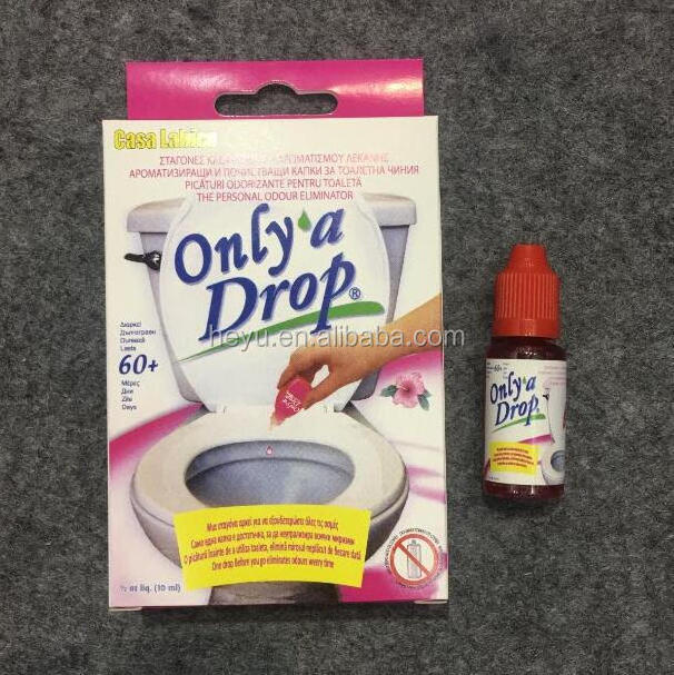 Only a Drop bathroom odor eliminator effectively traps and eliminates 99% of odors BEFORE they escape into the air