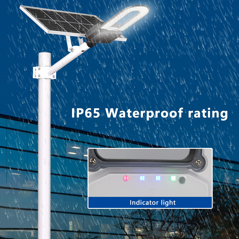 400W 500W 600W 800W U type solar street light outdoor high lumens remote control split solar street light