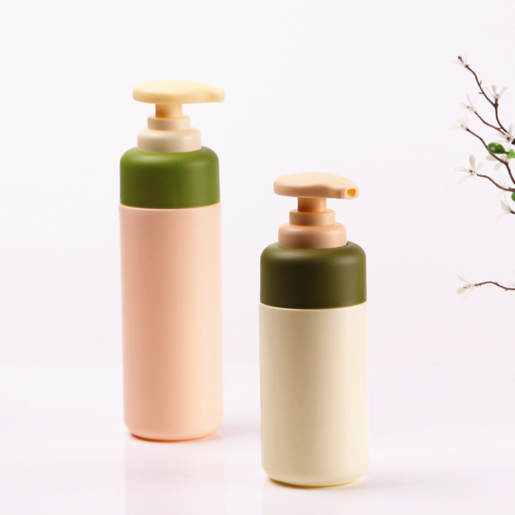 200ml 400ml Empty Best Design Decorative Refillable Custom Plastic Hair Shampoo Bottle Wholesale OEM