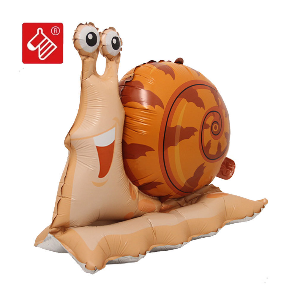 Heywin Mini Snail Foil Balloon Cute  Foil Balloon For Jungle Theme Kids Birthday Party Decoration