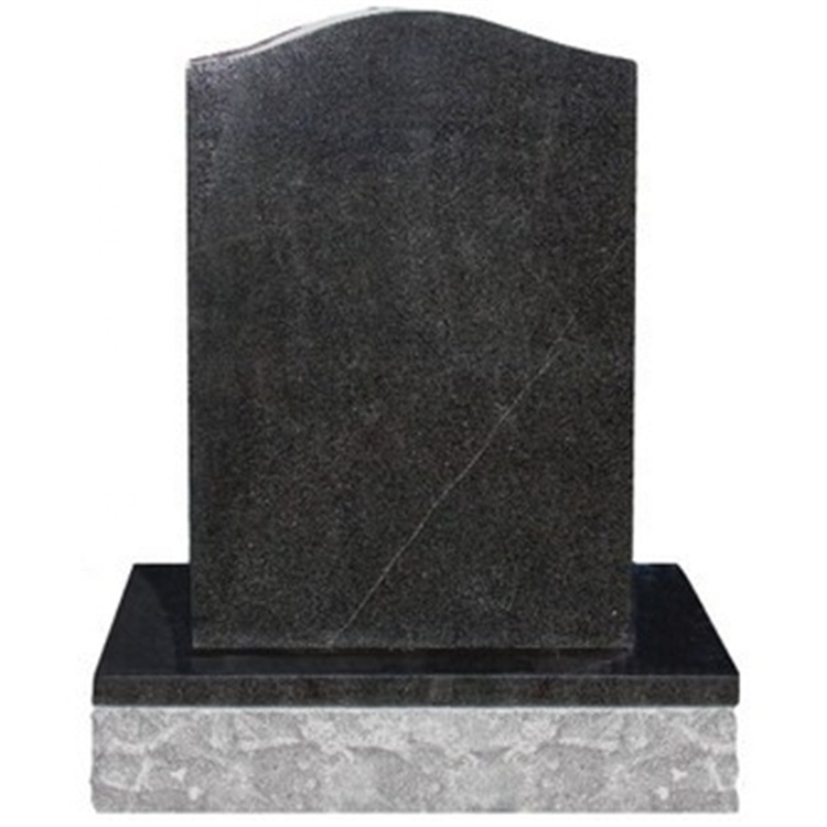 Black marble tombstone natural real black granite headstone monument cheap tombstones orion tombstone designs and prices