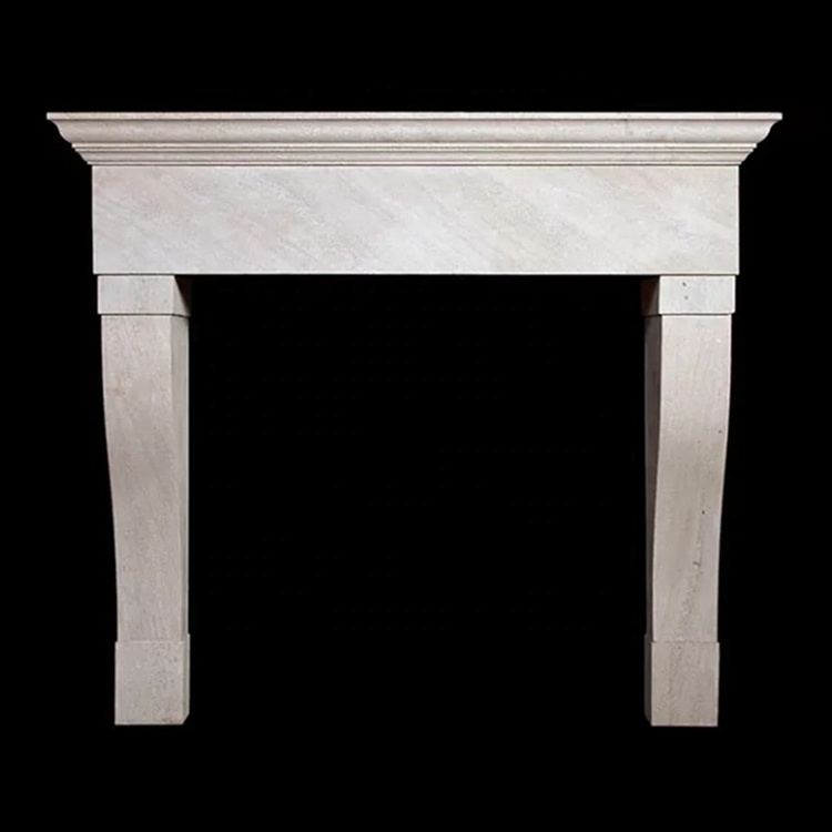 Fireplace mantle of natural stone marble fireplace decoration white marble fireplace stove surround