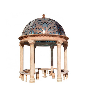 Cast iron garden gazebo marble made hand carved garden roman stone gazebo marble luxury garden gazebo